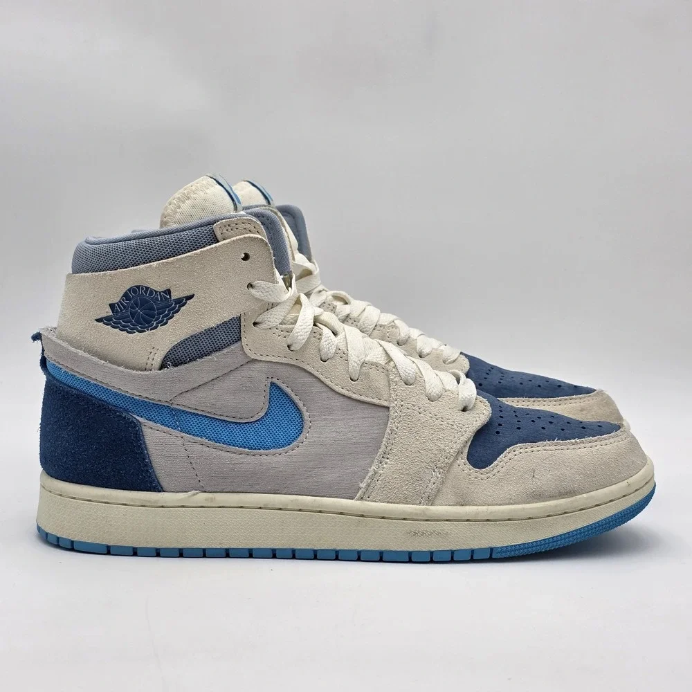 Air Jordan 1 High Zoom Comfort 2 Dark Powder Blue DV1307-104‎ Men's Size 8.5